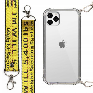 Etui Antishock + Smycz Żółta do IPHONE 11 PRO MAX