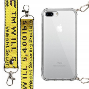 Etui Antishock + Smycz Żółta do IPHONE 7/8 PLUS