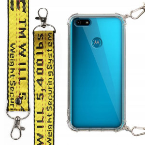 Etui Antishock + Smycz Żółta do MOTOROLA E6 PLAY