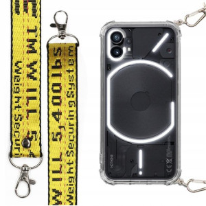 Etui Antishock + Smycz Żółta do NOTHING PHONE 1
