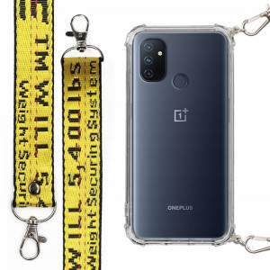 Etui Antishock + Smycz Żółta do ONEPLUS NORD N100