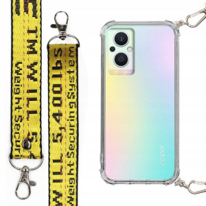 Etui Antishock + Smycz Żółta Do Oppo Reno 7z 5g