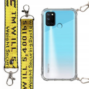 Etui Antishock + Smycz Żółta do REALME 7I RMX2103
