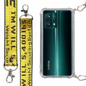 Etui Antishock + Smycz Żółta do REALME 9 PRO PLUS