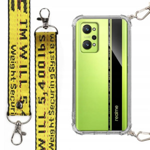 Etui Antishock + Smycz Żółta Do Realme Gt Neo 2