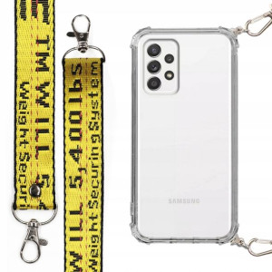 Etui Antishock + Smycz Żółta Do Samsung A52s 5g