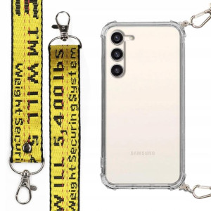 Etui Antishock + Smycz Żółta Do Samsung S23 Plus