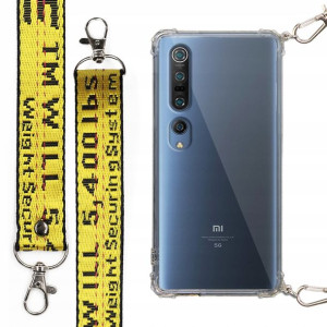 Etui Antishock + Smycz Żółta do XIAOMI Mi 10 PRO