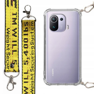 Etui Antishock + Smycz Żółta do XIAOMI MI 11 PRO