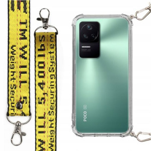 Etui Antishock + Smycz Żółta do XIAOMI REDMI K50