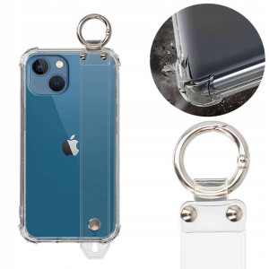 Etui Antishock Bezbarwny Z Paskiem Do Iphone 14