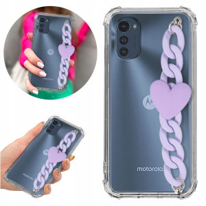 Etui ANTISHOCK BLINK do MOTOROLA E32s Łańcuszek