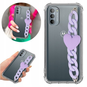 Etui ANTISHOCK BLINK do MOTOROLA G31 4G Łańcuszek