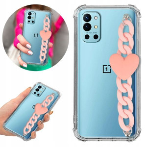 Etui ANTISHOCK BLINK do ONEPLUS 9R Serce Łańcuszek