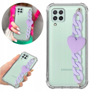 Etui ANTISHOCK BLINK do SAMSUNG M32 4G Łańcuszek