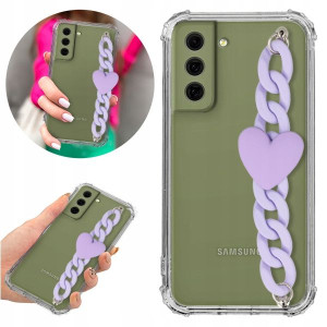 Etui ANTISHOCK BLINK do SAMSUNG S21FE Łańcuszek