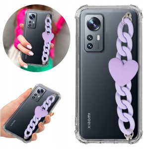Etui ANTISHOCK BLINK do XIAOMI 12 Serce Łańcuszek