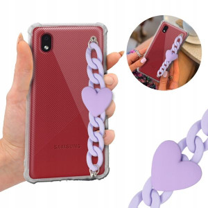 Etui Antishock BLINK Łańcuszek do SAMSUNG A01 CORE