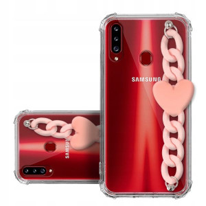 Etui Antishock BLINK Łańcuszek Top do SAMSUNG A20S