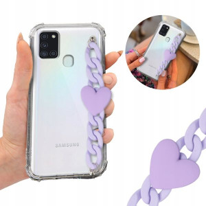 Etui Antishock BLINK Łańcuszek Top do SAMSUNG A21s