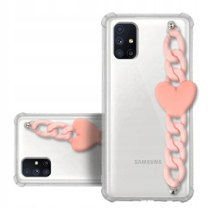 Etui Antishock BLINK Łańcuszek Top do SAMSUNG M51