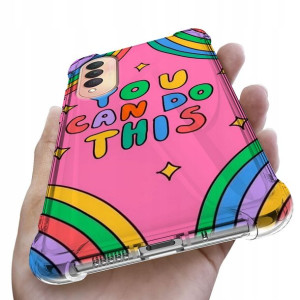 Etui Antishock do HUAWEI HONOR X20 SE Kwiaty Wzory