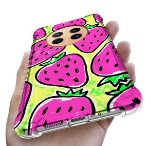 Etui Antishock do HUAWEI MATE 50 Flower Kwiaty Wz