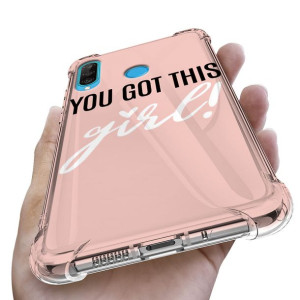 Etui Antishock do HUAWEI P30 LITE Girl Pink Wzory