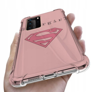 Etui Antishock do HUAWEI P40 PRO Girl Pink Wzory
