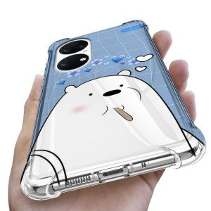 Etui Antishock do HUAWEI P50 Case Bare Bears Wzory