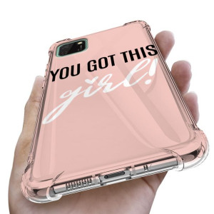 Etui Antishock do HUAWEI Y5P Dziewczęce Pink Wzory