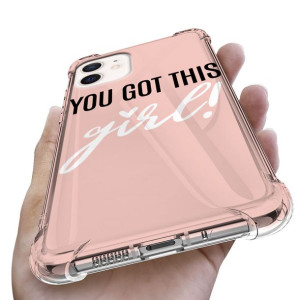 Etui Antishock do IPHONE 12 Dziewczęce Pink Wzory
