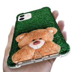 Etui Antishock do IPHONE 12 Kwiaty Flower Wzory