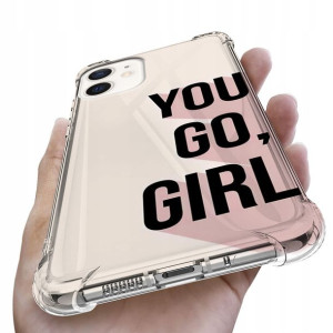 Etui Antishock do IPHONE 12 MINI Girl Pink Wzory