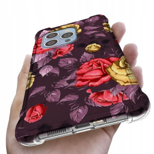 Etui Antishock Do IPHONE 14 PRO MAX Kwiatowe Wzory