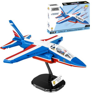 KLOCKI COBI 5841 Samolot Alpha Jet Patrouille de France AF 387 El.