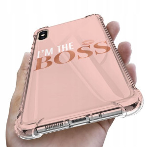 Etui Antishock do IPHONE XS MAX Girl Pink Wzory