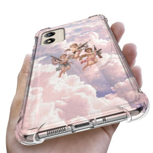 Etui ANTISHOCK do MOTOROLA E13 Aniołki Angel Wzory