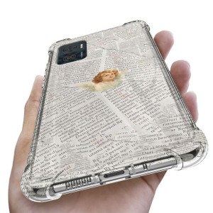 Etui ANTISHOCK do MOTOROLA E22i Aniołki Top Wzory