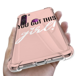 Etui Antishock do MOTOROLA EDGE Girl Pink Wzory