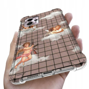 Etui ANTISHOCK do MOTOROLA G13 Aniołki Angel Wzory