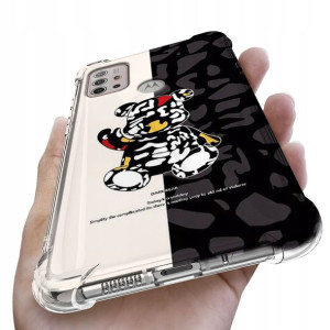 Etui ANTISHOCK do MOTOROLA G30 Top Bearbrick Wzory