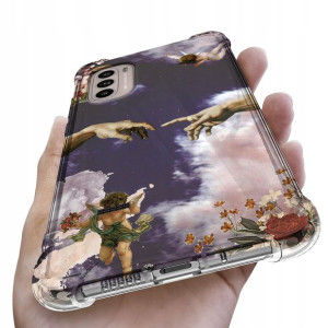 Etui ANTISHOCK do MOTOROLA G41 4G Aniołki Wzory