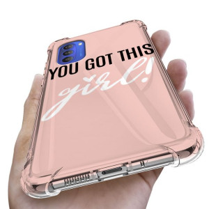 Etui Antishock do MOTOROLA G51 5G Girl Pink Wzory