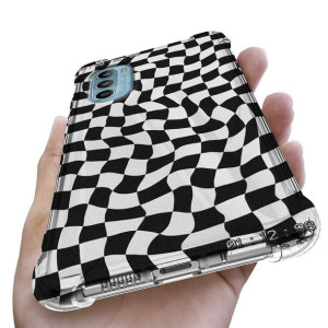 Etui Antishock do MOTOROLA G52 Kwiaty Flower Wzory