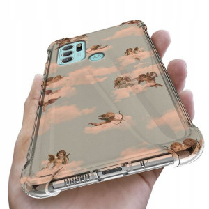 Etui Antishock do MOTOROLA G60S Case Aniołki Wzory