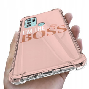 Etui Antishock do MOTOROLA G60S Girl Pink Wzory