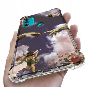 Etui Antishock do MOTOROLA G71 5G Aniołki Wzory