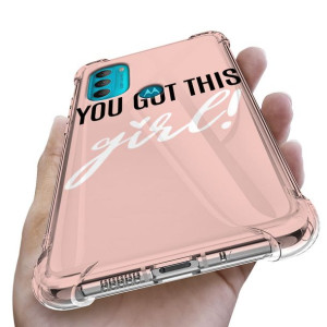Etui Antishock do MOTOROLA G71 5G Girl Pink Wzory