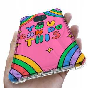 Etui Antishock do MOTOROLA G9 PLAY Kwiaty Wzory